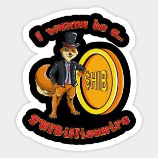 SHIBillionaire - Dashing Sticker